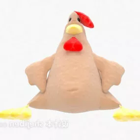 Children Chicken Animal Toy 3d model