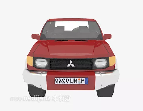 Red Vehi Cle 3d model Red Vehi Cle 3d model