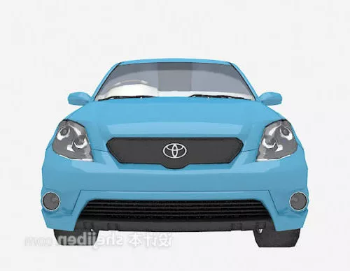 Toyota Yaris Animated With Rig 3d model
