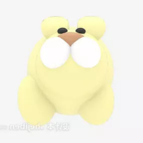 Kid Stuffed Toy Rabbit 3d model