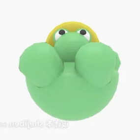 Children Stuffed Toy Turtle V1 3d model