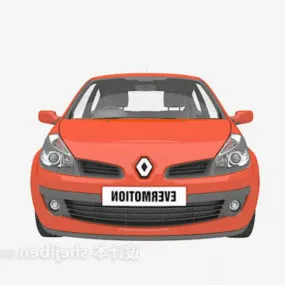 Red Car Renault 3d model