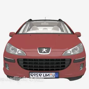 Lowpoly Peugeot Car 3d model
