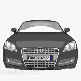 Audi Car Black Color 3d model