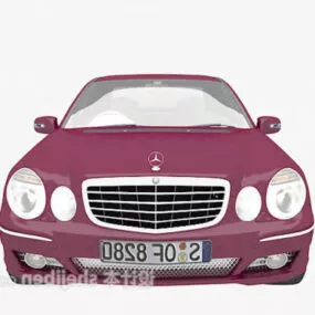 Purple Mercedes Car 3d model