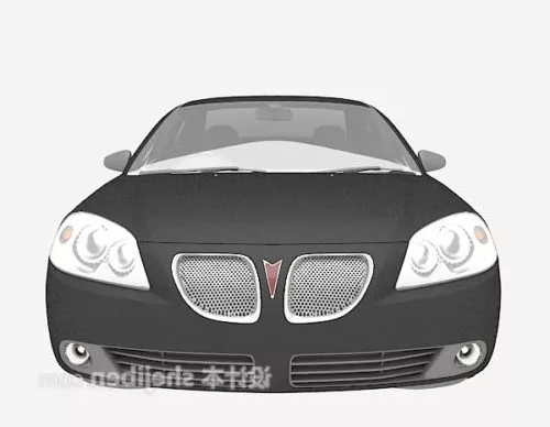 Red Hardtop Coupe Car 3d model