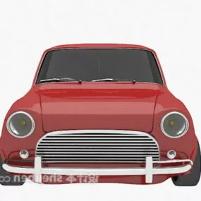 Red Vintage Car 3d model