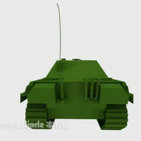 Tank With Antenna 3d model