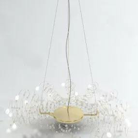 Modern Crystal Chandelier European 3d model