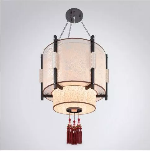 Chinese Antique Round Chandelier 3d model Chinese Antique Round Chandelier 3d model