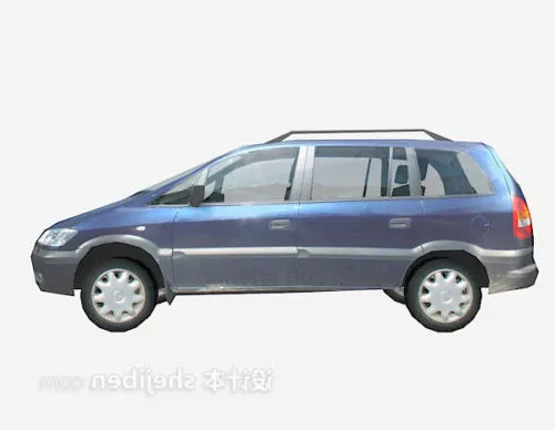 Classic Beetle Car 3d model
