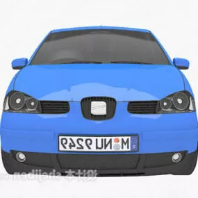 Blue Car City Vehicle 3d model