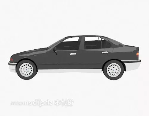 Classic Car Lowpoly 3d model