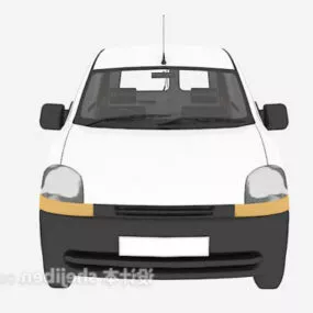 White Van Truck 3d model