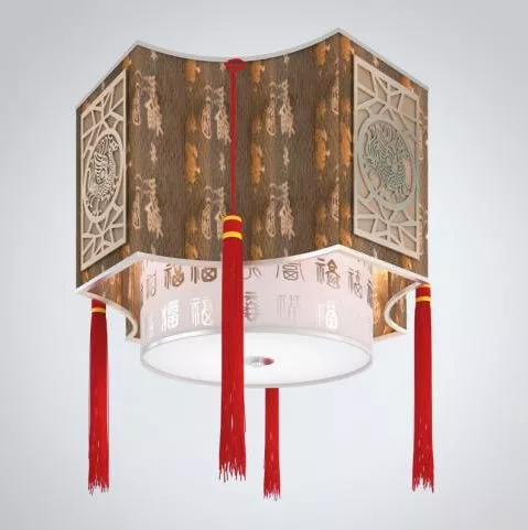Chinese Chandelier Carving Style 3d model Chinese Chandelier Carving Style 3d model
