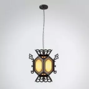 Chinese Style Small Chandelier 3d model