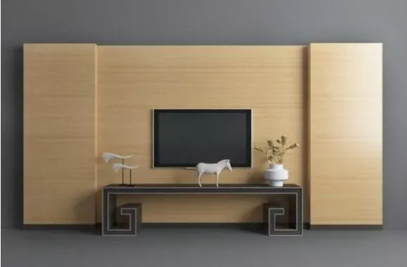 Modernism Tv Wall 3d model Modernism Tv Wall 3d model