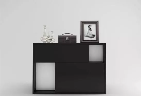 Indoor Black Minimalist Side Table 3d model Indoor Black Minimalist Side Table 3d model