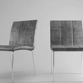 Modern Simple Single Chair 3d model