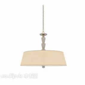 Chandelier Antique Shade Decor 3d model