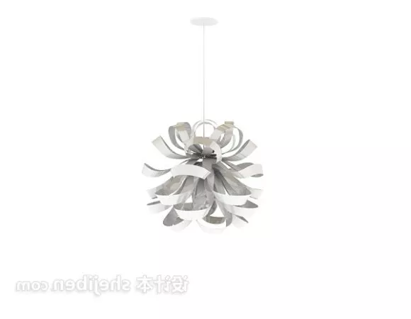 Victorian Ceiling Chandelier 3d model
