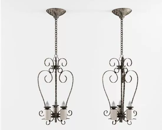 Oriental Chandelier Lighting 3d model