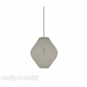 Modern Chinese Iron Chandelier 3d model