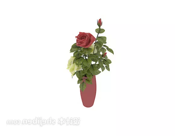 Wild Flower Bushes 3d model