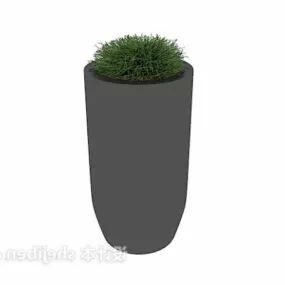 Indoor Modernism Potted Plant Tree 3d model