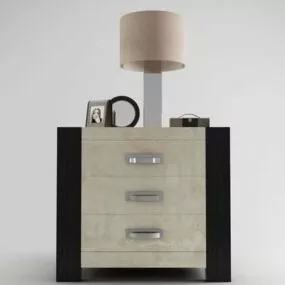 Modern Furniture Bedside Table 3d model