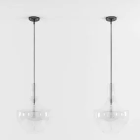 Hanging Crystal Shade Chandelier 3d model