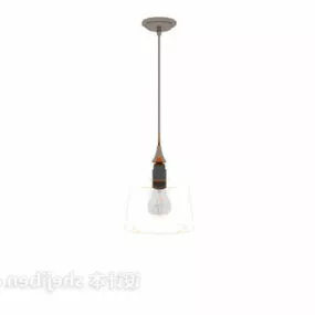 Modern Chandelier Bulb Shade 3d model