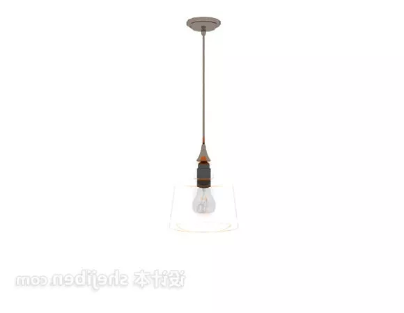 Luster Lamp Drop Sphere 3d model