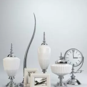 Modern Vase Tableware Decorating 3d model