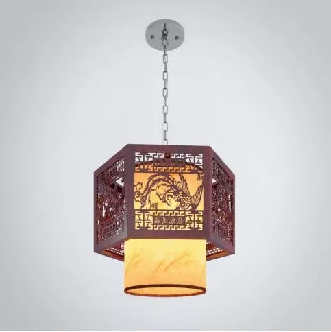 Art Deco Chandelier Fixtures 3d model