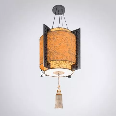 Glass Ceiling Lamp Eichholtz Chandelier 3d model