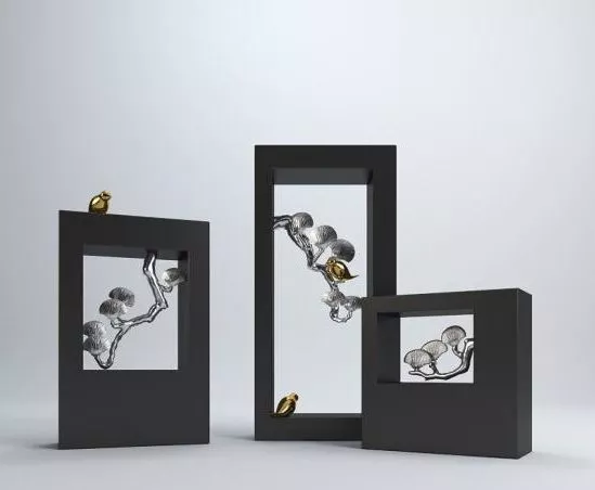 Minimalist Frame Decoration 3d model Minimalist Frame Decoration 3d model