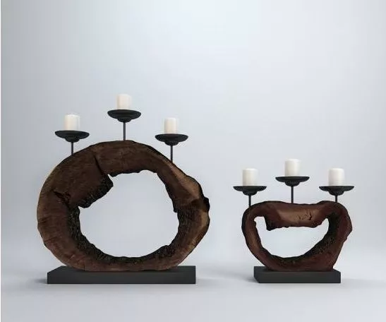 Tree Logs Stack 3d model