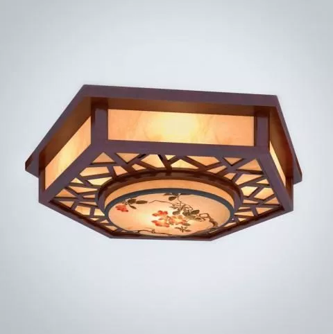 Table Crystal Chandelier 3d model