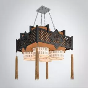 Chinese Style Classical Chandelier 3d model