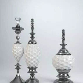 Postmodern Luxurious Vase Pot 3d model