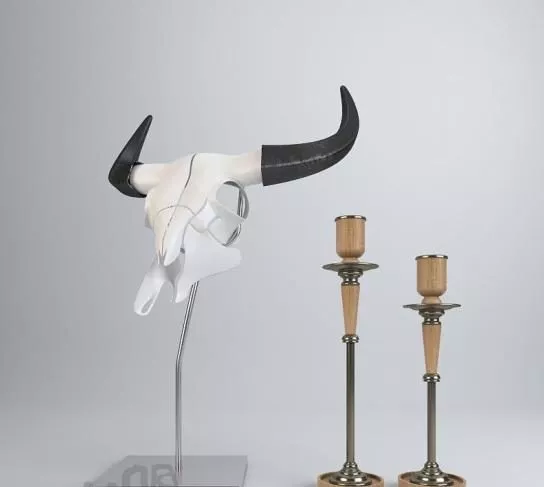 Antlers Animal Horn 3d model