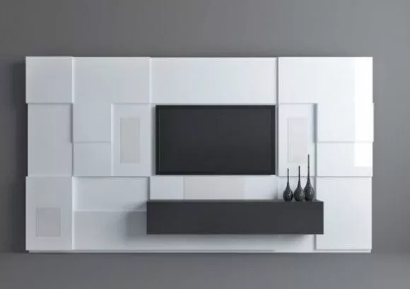 Modern Simple Style Tv Wall 3d model Modern Simple Style Tv Wall 3d model