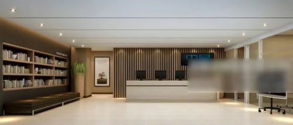 Modern Company Front Desk 3d model Modern Company Front Desk 3d model