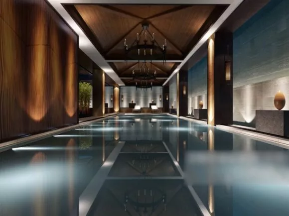 Resort Corridor Interior Scene 3d model Resort Corridor Interior Scene 3d model