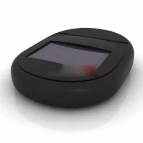 Hi Tech Bean With Lcd 3d model