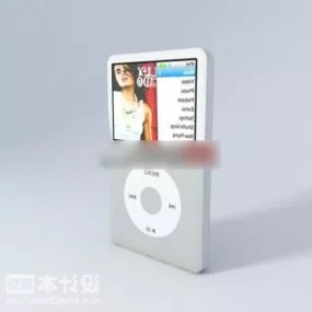 Silver Ipod 3d model