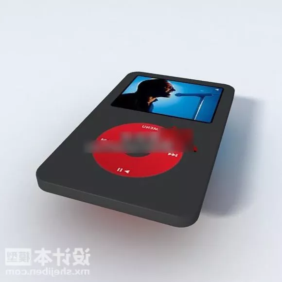 Black Ipod 3d model Black Ipod 3d model