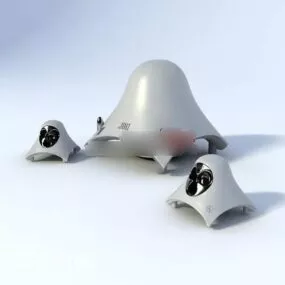 Modern Shaped Speaker 3d model