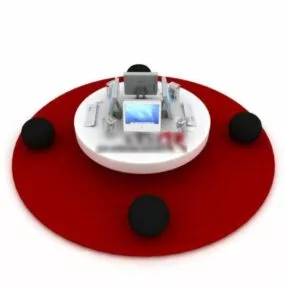 Electronic Exhibition Stand 3d model